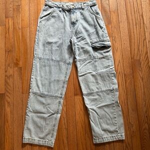 Mango High-Rise Women's Cargo Jeans
